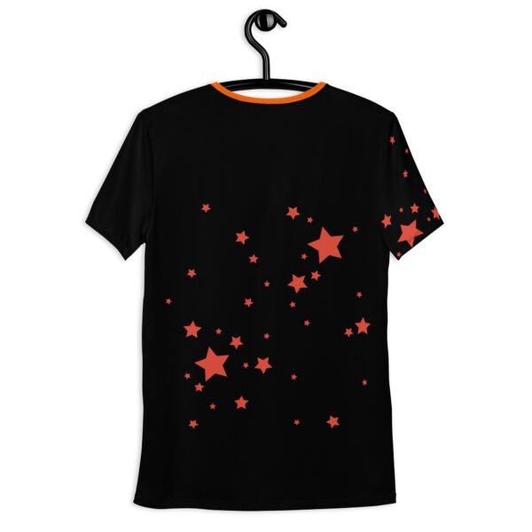 Activewear Herren, Neonorange Fitness shirt – Bild 4