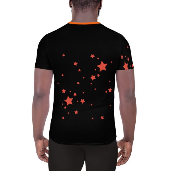 Activewear Herren, Neonorange Fitness shirt – Bild 9