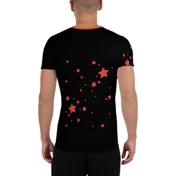 Activewear Herren, Neonorange Fitness shirt – Bild 14