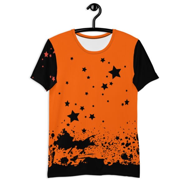 Activewear Herren, Neonorange Fitness shirt – Bild 10