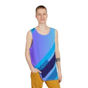 Soft Ombre Men's Gradient Top - Summer Style