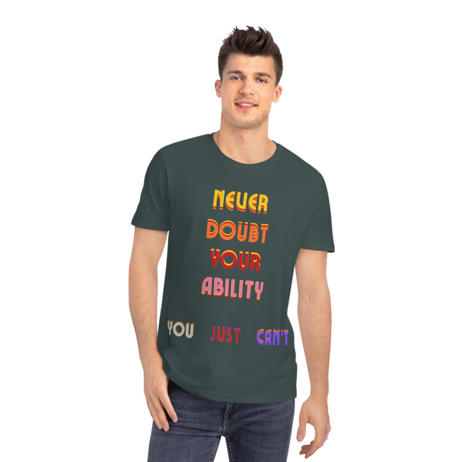 Funny Inspiration - Unisex organic Tshirt – Bild 20