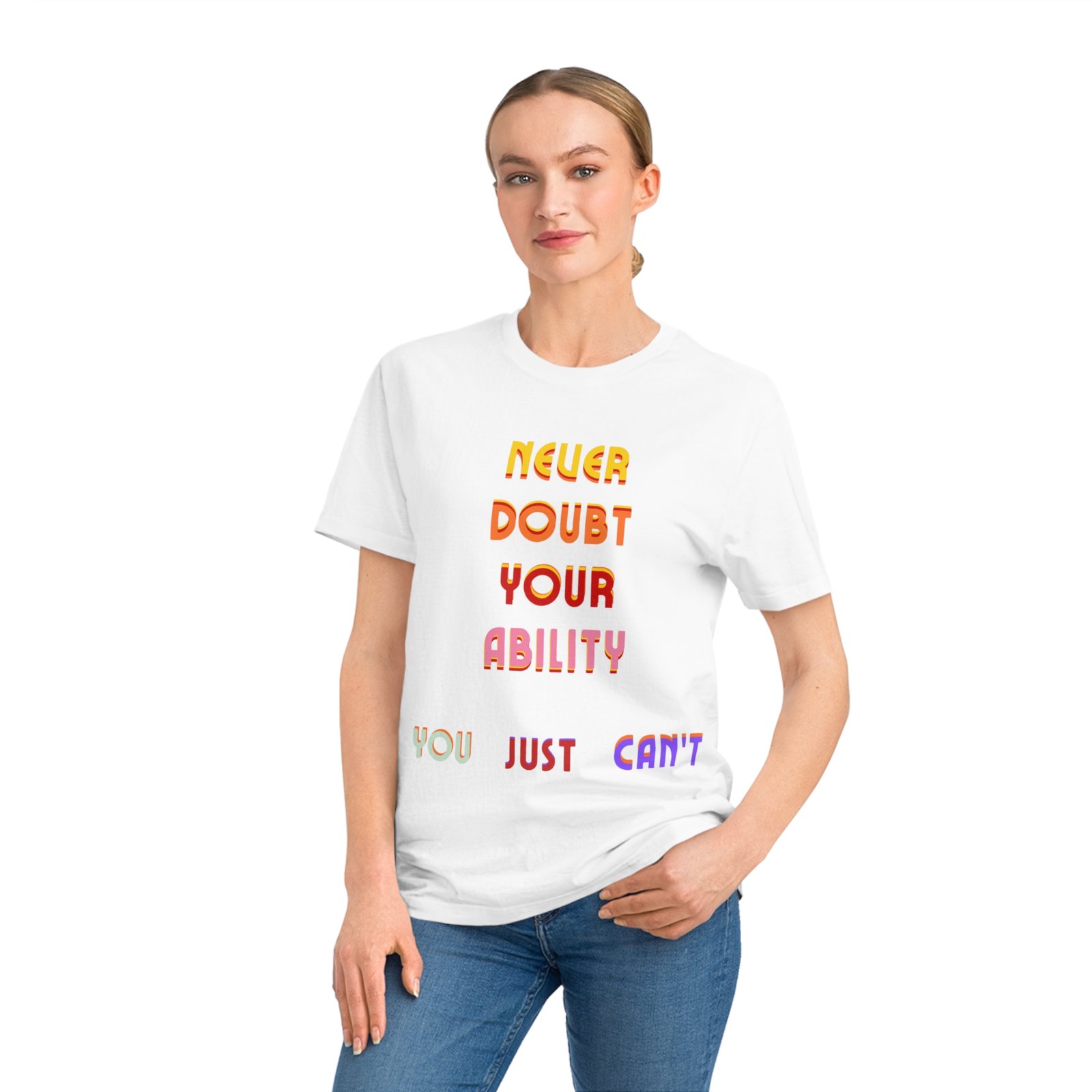 Funny Inspiration - Unisex organic Tshirt – Bild 7