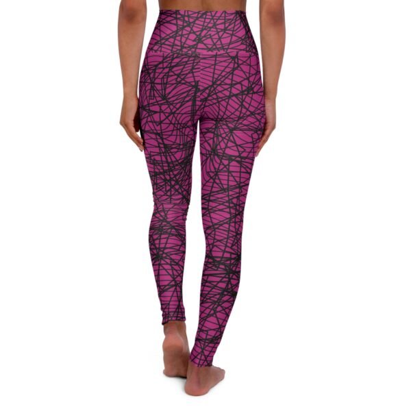 Spider Web Pattern Leggings – Pink Delight – Bild 3