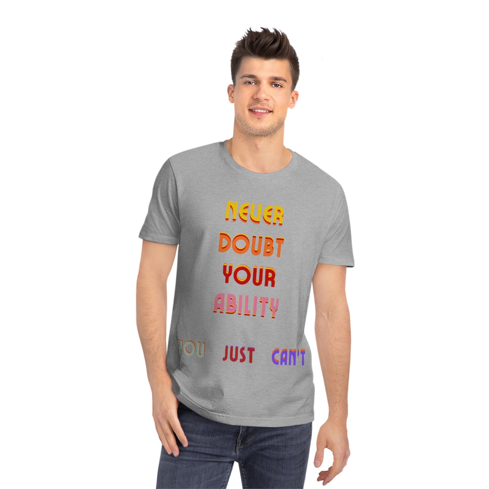 Funny Inspiration - Unisex organic Tshirt – Bild 12