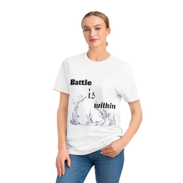 Ecobattle Unisex Organic Cotton Jersey Shirt – Bild 4