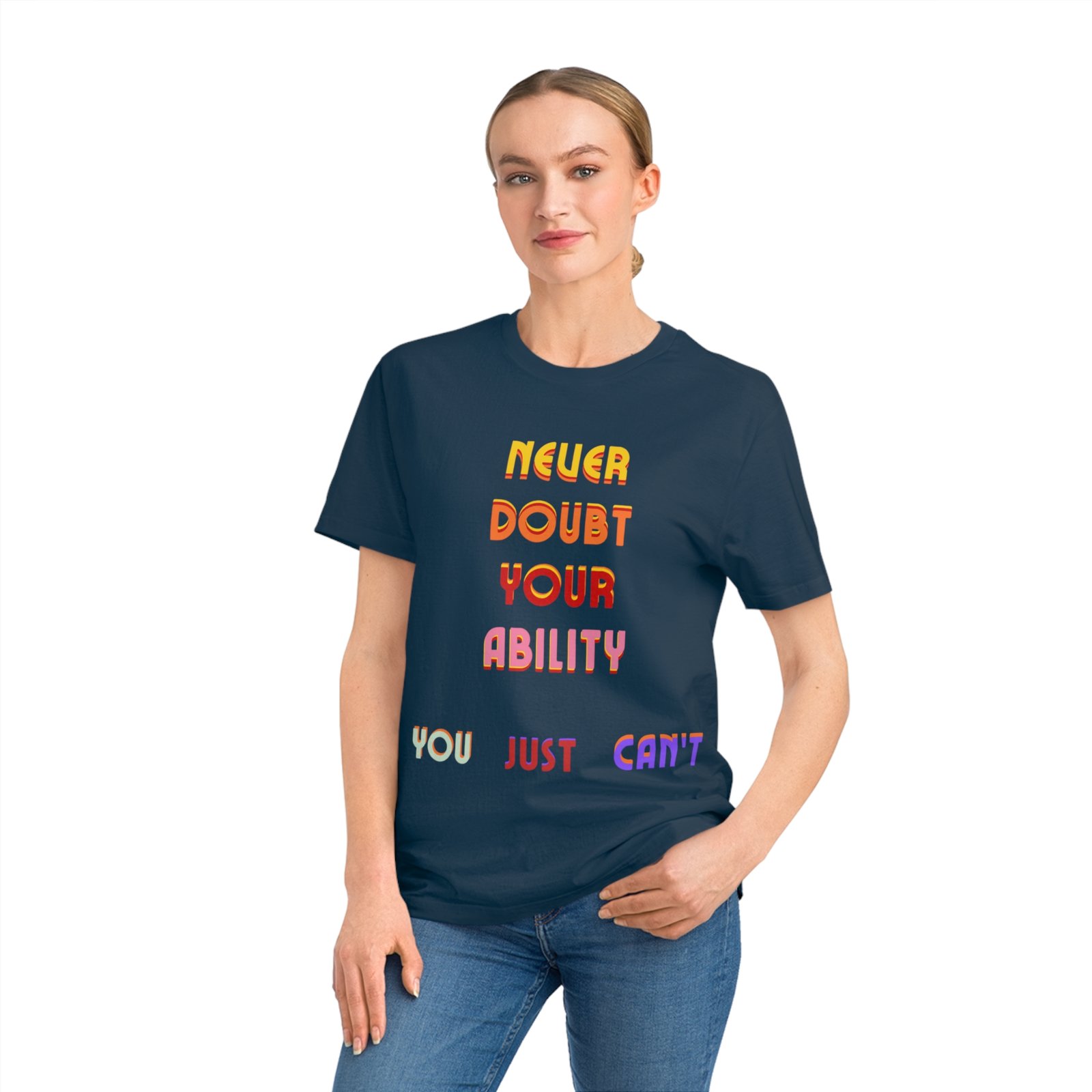Funny Inspiration - Unisex organic Tshirt – Bild 4