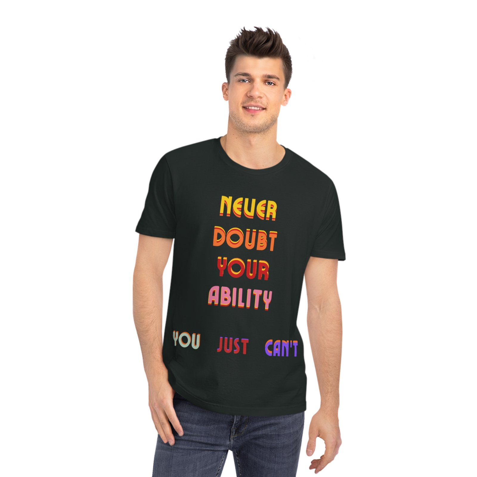 Funny Inspiration - Unisex organic Tshirt – Bild 16