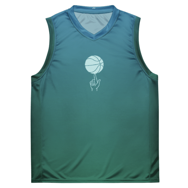 Ombre Unisex basketball Jersey UV Protect – Bild 10