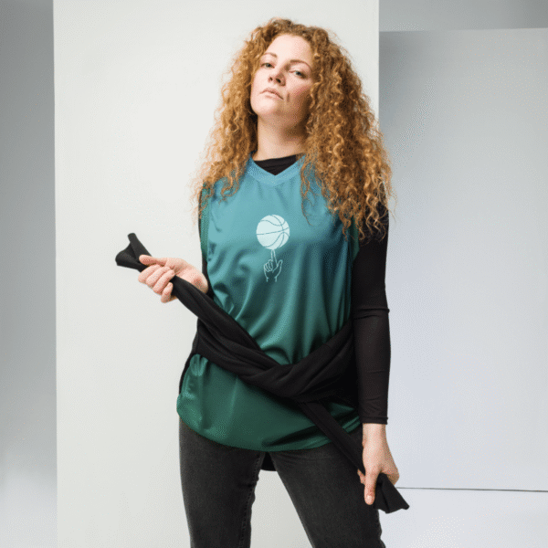 Ombre Unisex basketball Jersey UV Protect – Bild 11