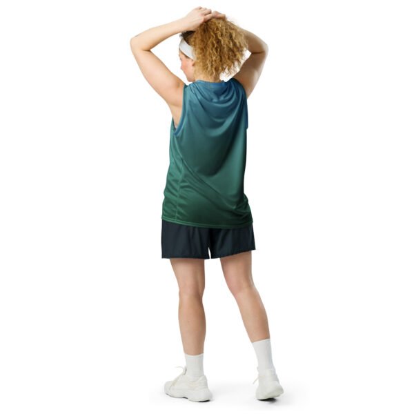Ombre Unisex basketball Jersey UV Protect – Bild 3