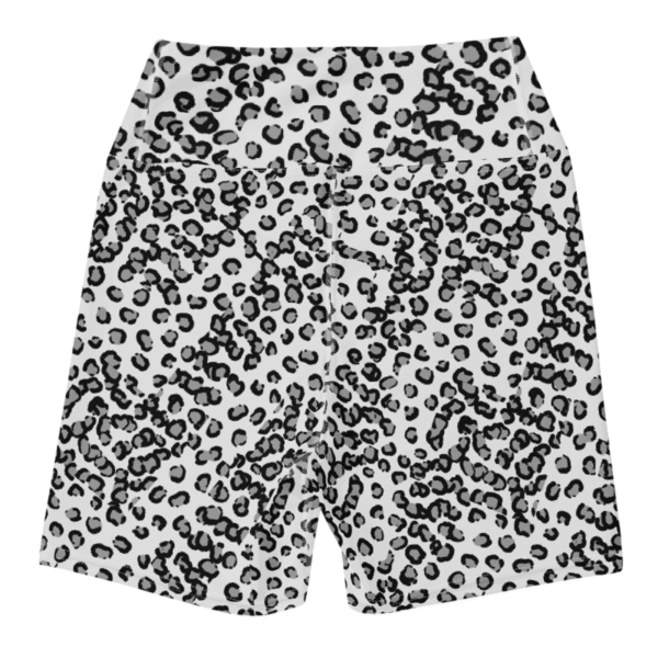 Leopard Polyester Yoga Shorts – Bild 8