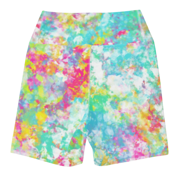Color Rush - High-Waisted Yoga Shorts – Bild 7