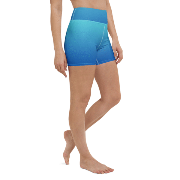 Sky Pulse | High-Waisted Yoga Shorts – Bild 4