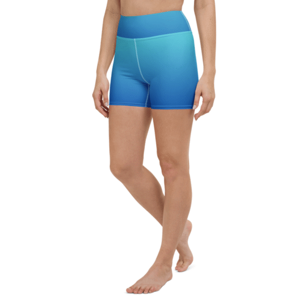 Sky Pulse | High-Waisted Yoga Shorts – Bild 5