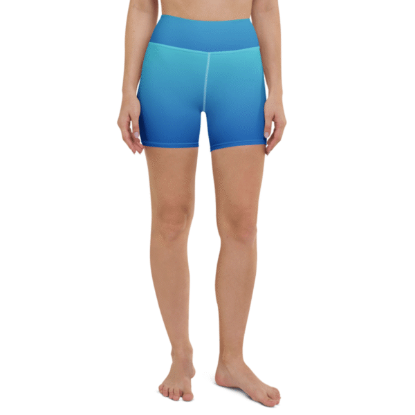 Sky Pulse | High-Waisted Yoga Shorts – Bild 6