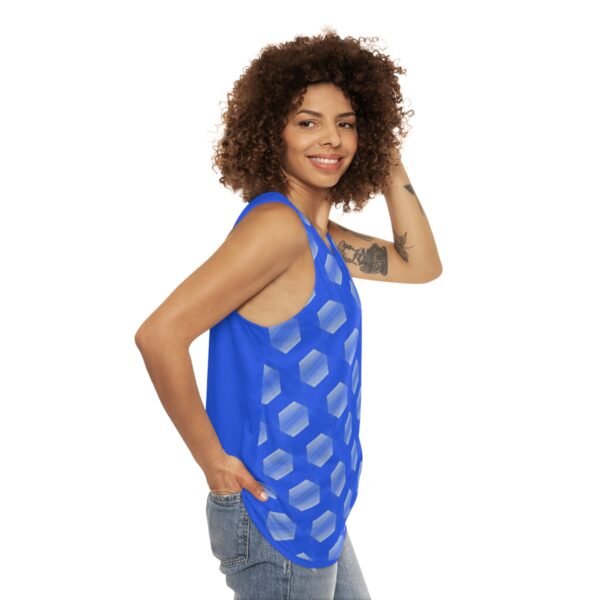 Oceanblue Unisex tank top - 100% Recycled
