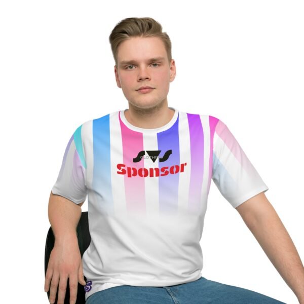 Jersey with Stripes - Fußball trikot mit Name – Bild 5