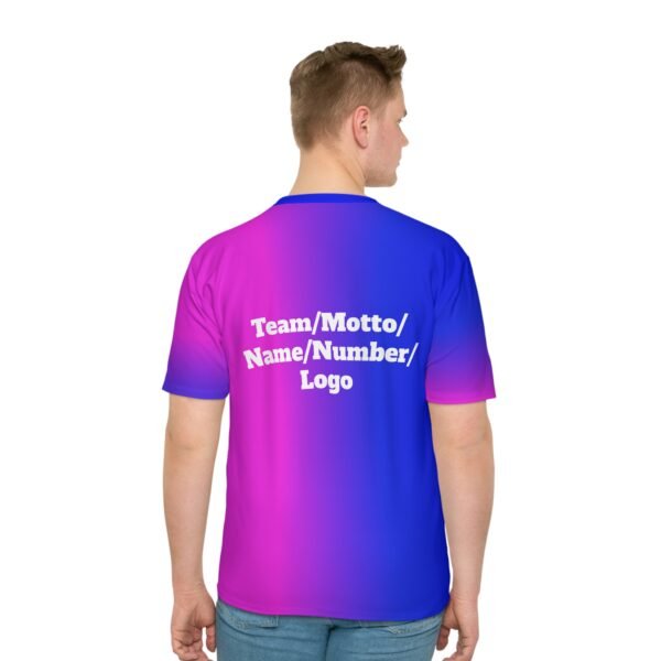 Dualtone - Pink blau Unisex Sporttrikot – Bild 2