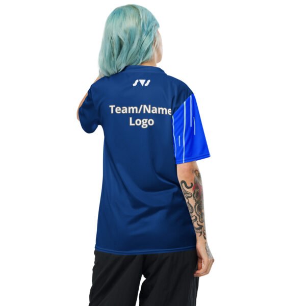 Blaues Trikot - Personalisiert mit Name – Bild 3