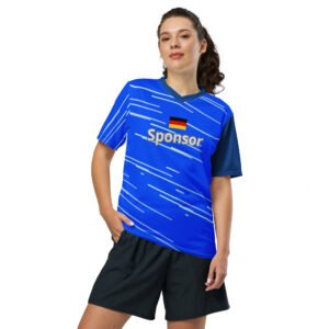 Blaues Trikot - Personalisiert mit Name