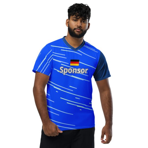 Blaues Trikot - Personalisiert mit Name – Bild 2