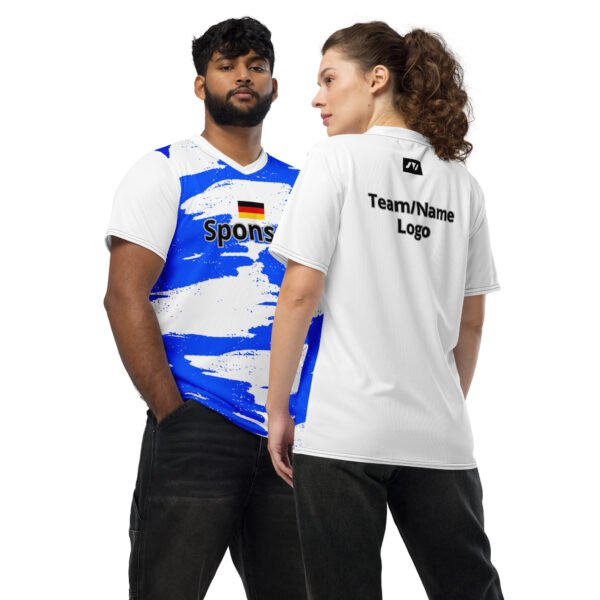 Trikot blau Individuell - 100% Recycled – Bild 7