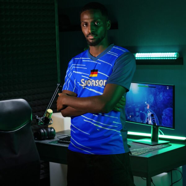 Blaues Trikot - Personalisiert mit Name – Bild 9