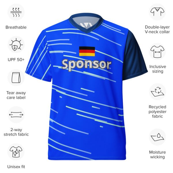 Blaues Trikot - Personalisiert mit Name – Bild 14