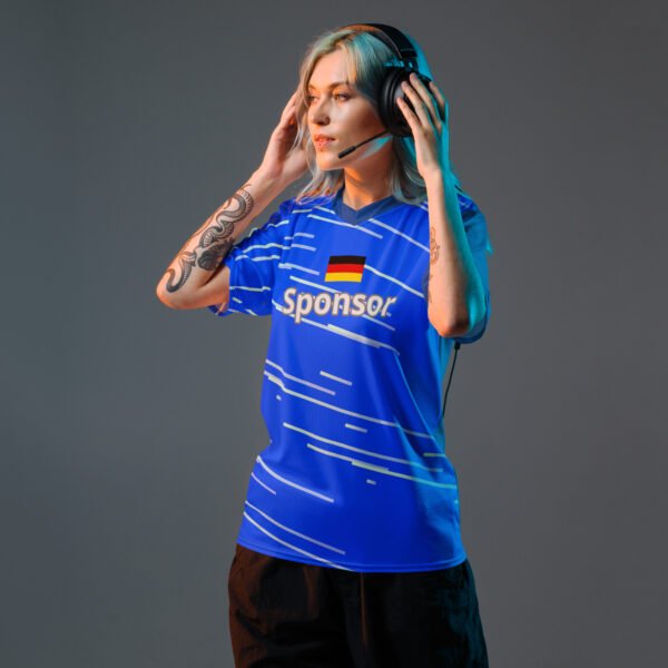 Blaues Trikot - Personalisiert mit Name – Bild 12