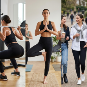 Ecoleggings Blickdicht|Tasche|Yoga Sport&Büro